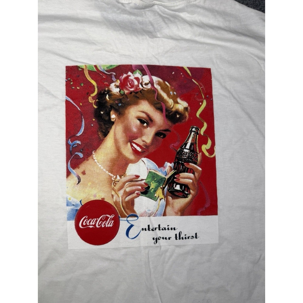 Vintage 1999 TCCC Coca Cola Employee T-Shirt Size Large Spring Atlanta Entertain